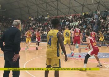 LBA Serie A Scafati vs Pesaro 83-82 Coach Sacchetti e Boniciolli confer post gara