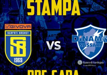 LBA Serie A Scafati – Sassari 74 – 99   2° T   F. Colace M. Caldieri e P. Smaldone